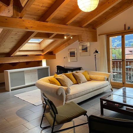 Appartement Attic In The Alps à Luzein Extérieur photo