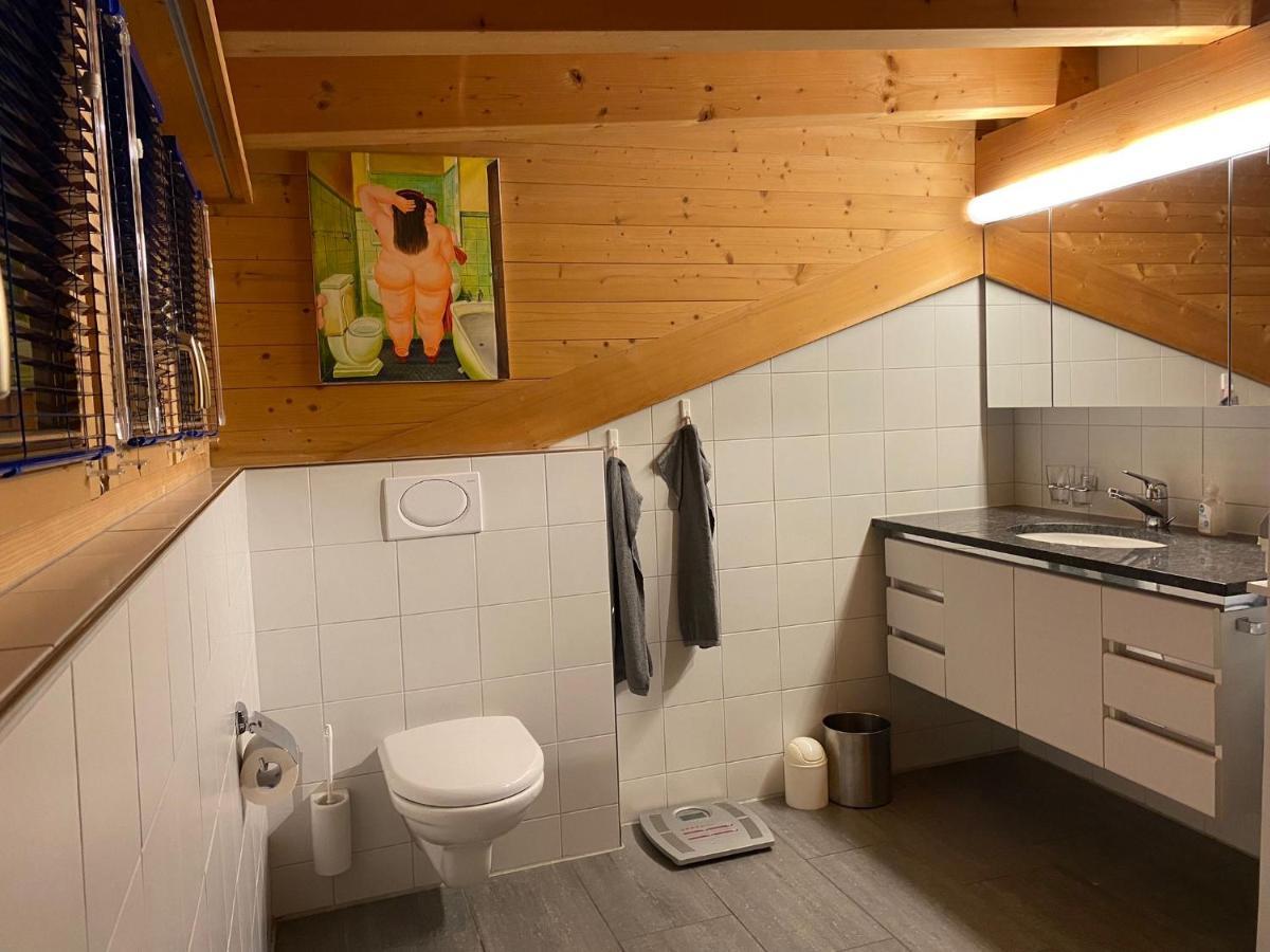 Appartement Attic In The Alps à Luzein Extérieur photo