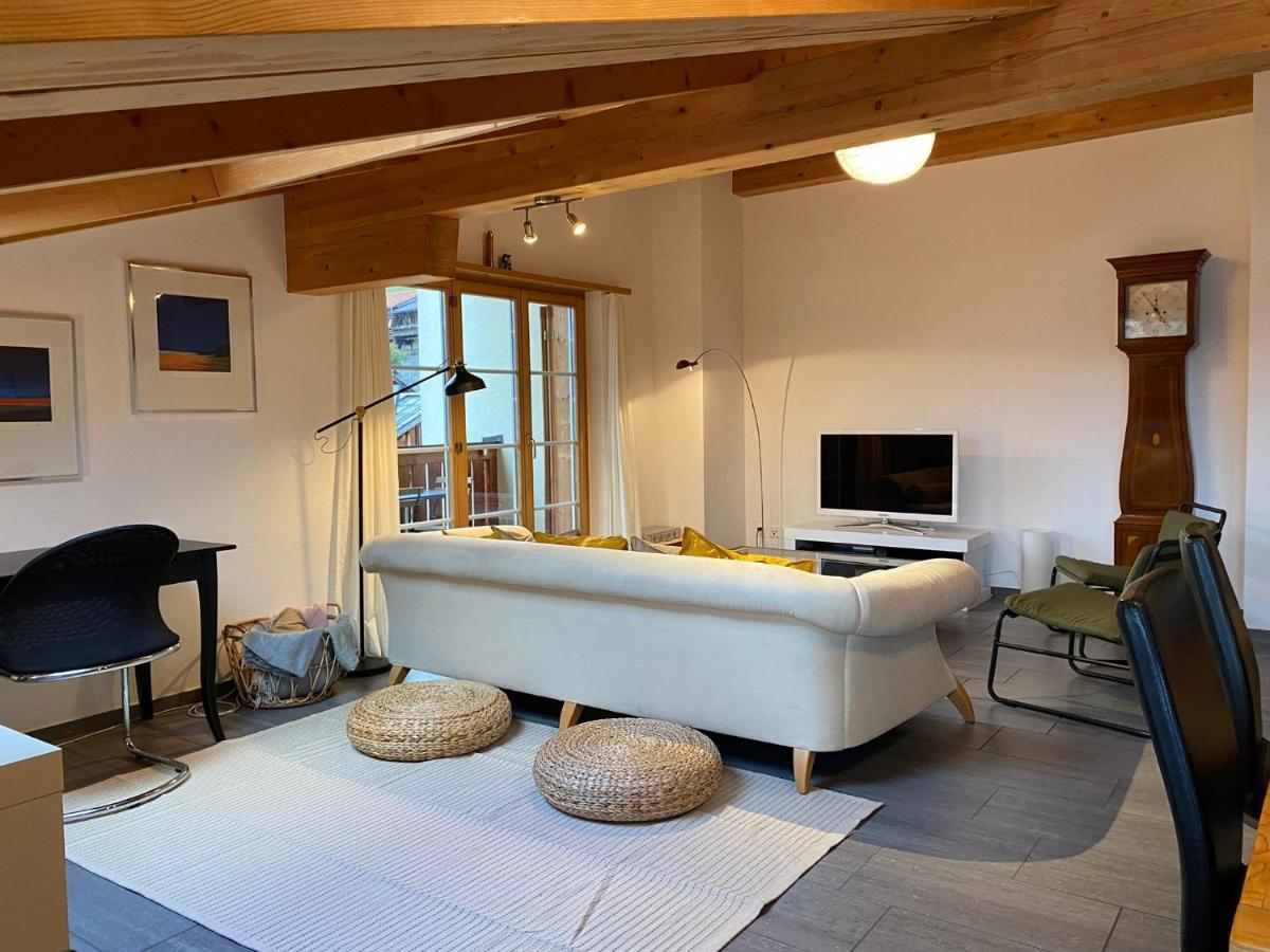 Appartement Attic In The Alps à Luzein Extérieur photo